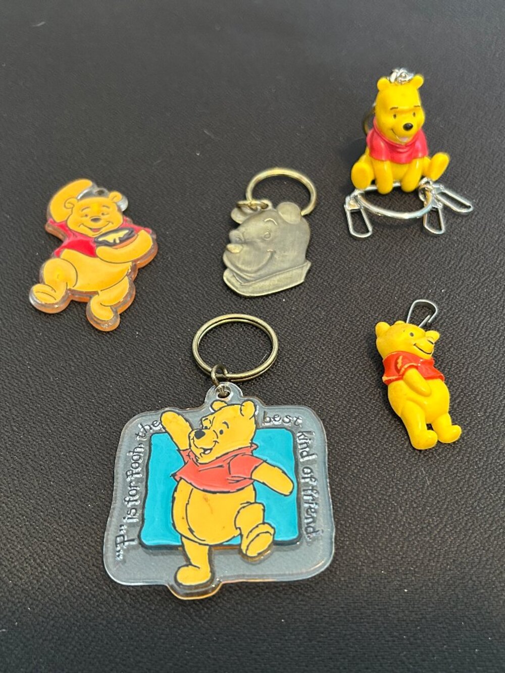 Vintage Pooh Keychains